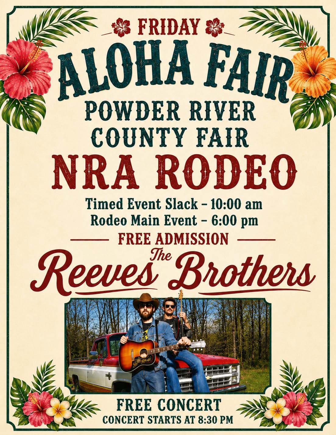 NRA Rodeo & The Reeves Brothers Concert