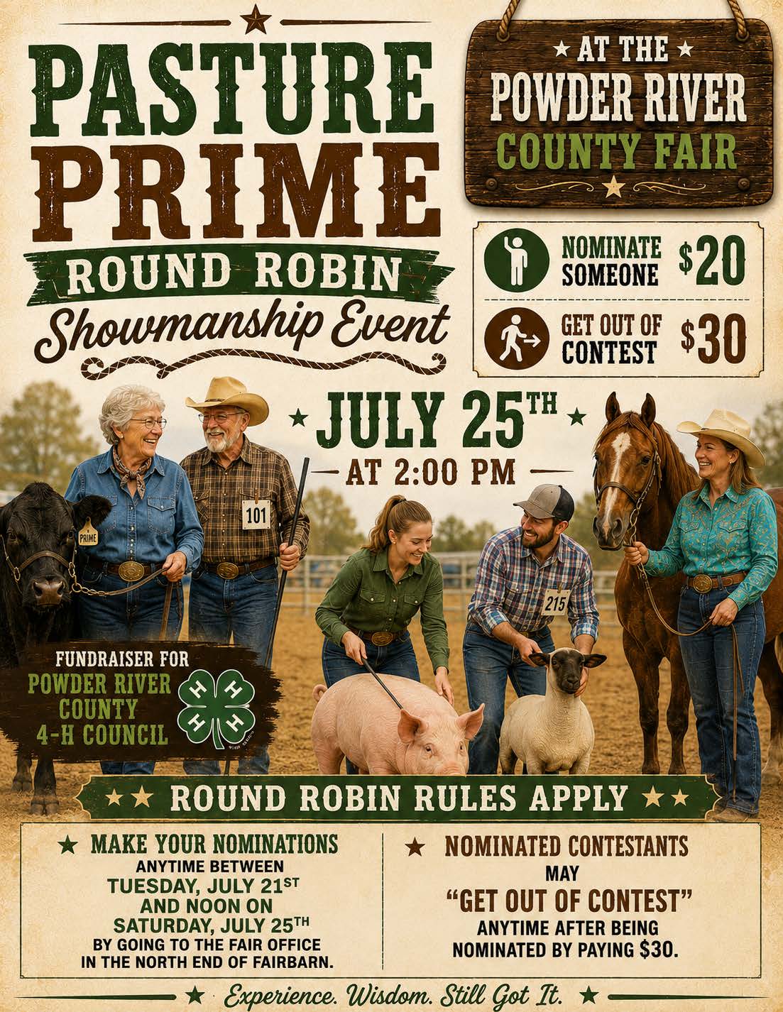 Pasture Prime Round Robin
